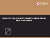 How to calculate carpet area from built-up area | Checklist Carpet area v/s built up area