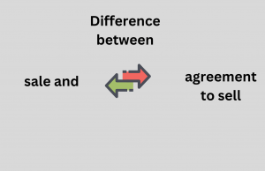 What is the difference between sale and agreement to sell? difference between sale and agreement to sell